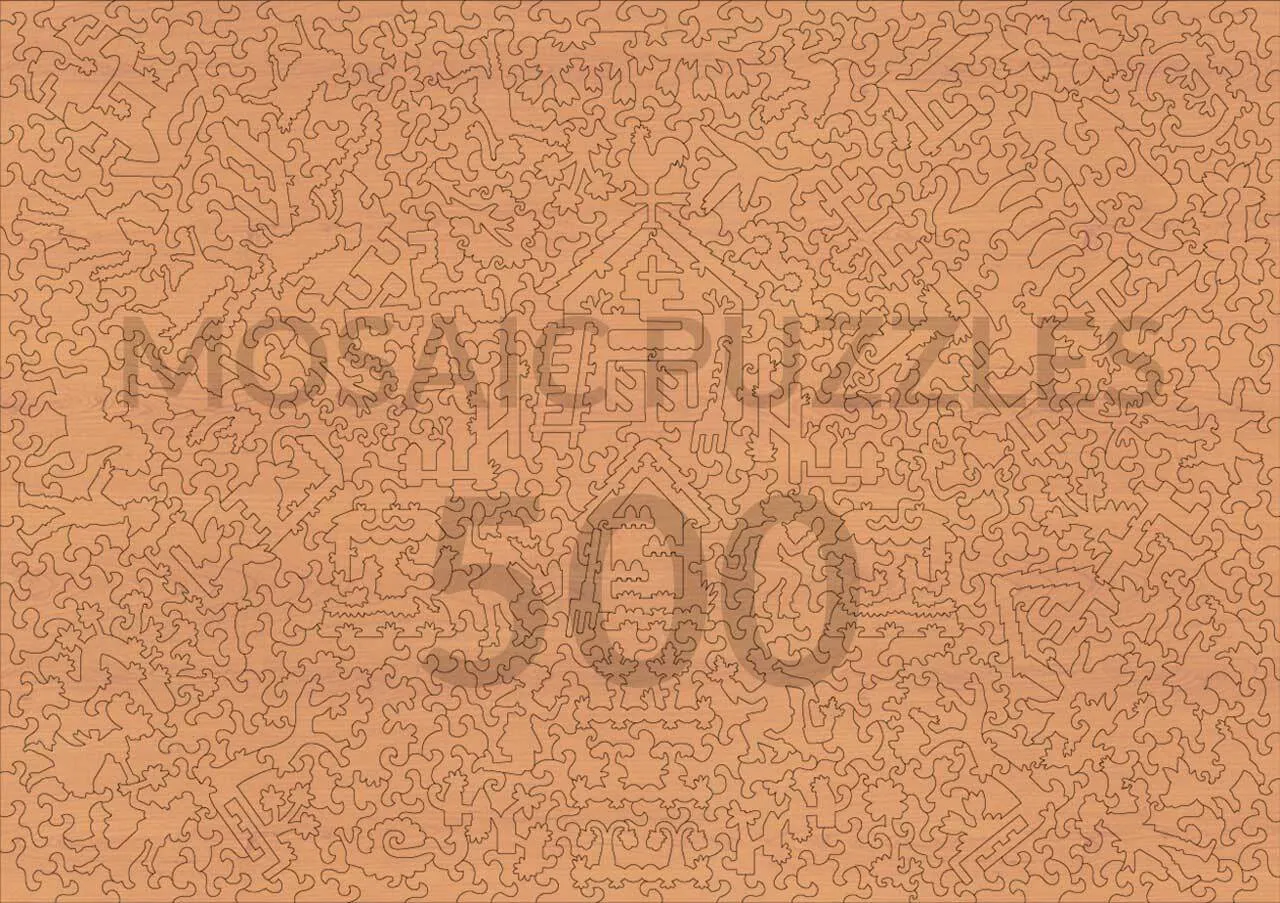 Mosaic Puzzles Meules de Ble puzzle lemn 500 piese Van Gogh