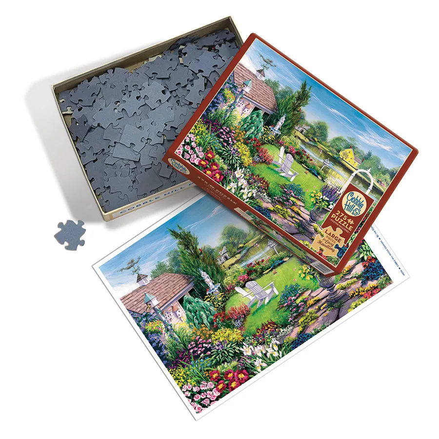 Cobble Hill By the Pond puzzle 275 piese mari gradina