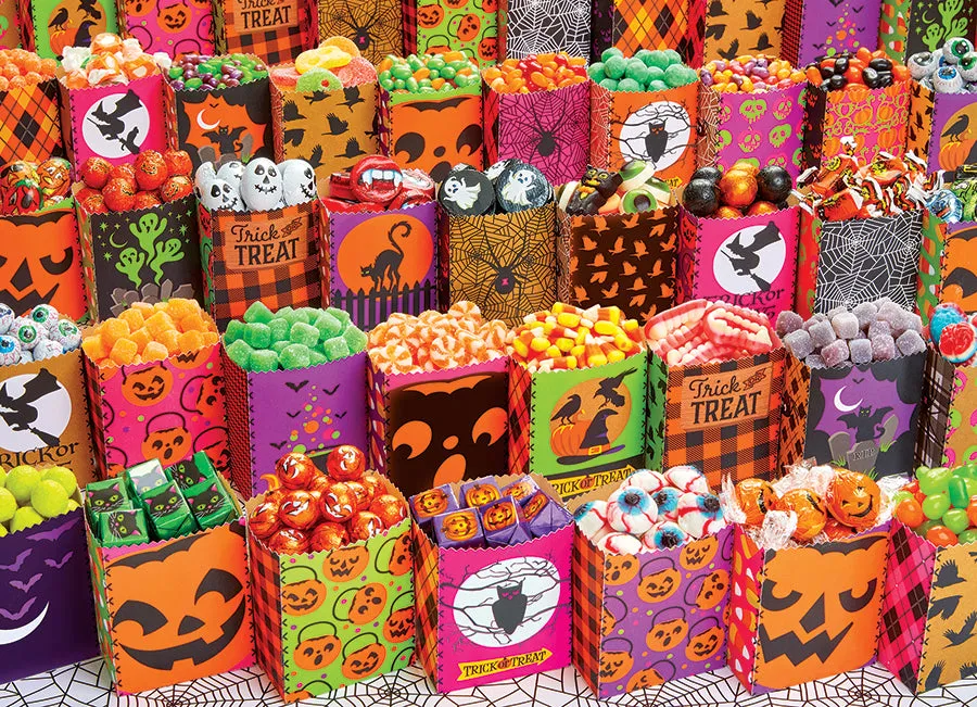Cobble Hill Halloween Treats puzzle 500 piese dulciuri