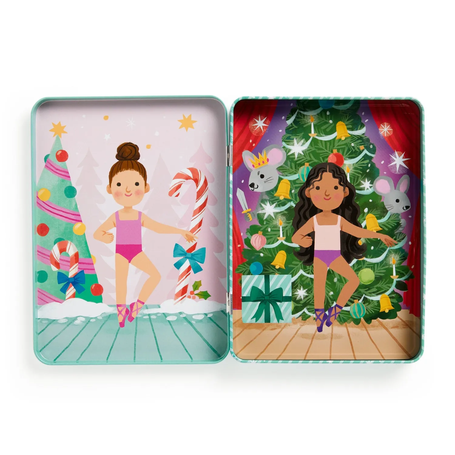 Mudpuppy Enchanted Nutcracker set magnetic balerine