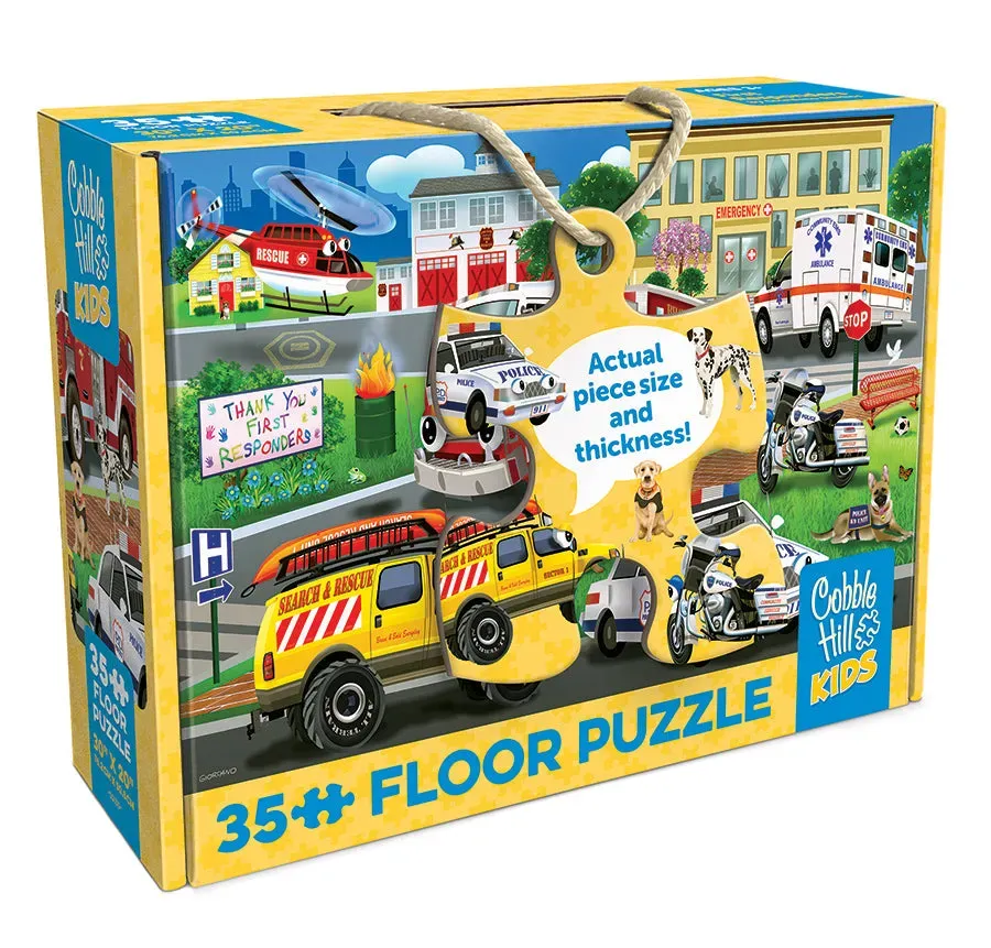 Cobble Hill First Responders puzzle podea 35 piese copii