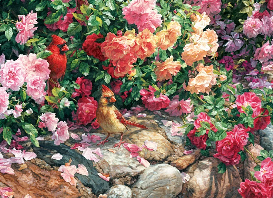 Cobble Hill The Garden Wall 40032 puzzle 1000 piese grădină