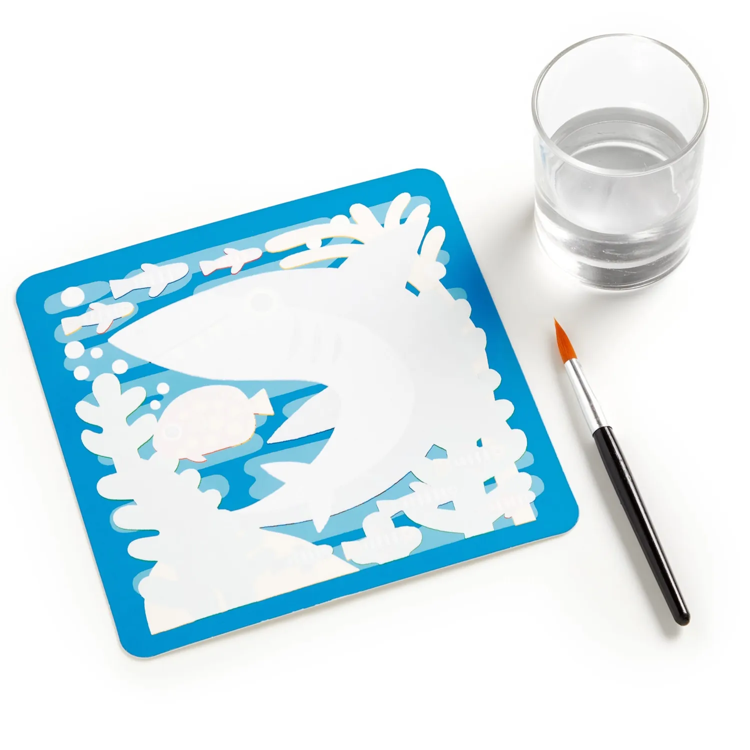 Mudpuppy Color Magic Under the Sea kit pictura cu apa