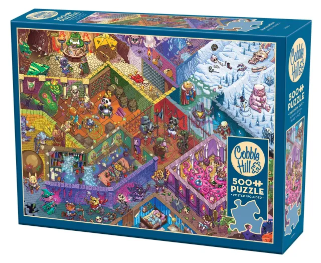 Cobble Hill Dungeon Run puzzle 500 piese fantasy