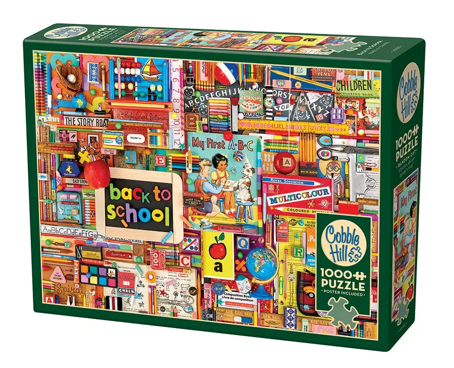 Cobble Hill Back to School puzzle 1000 piese colaj