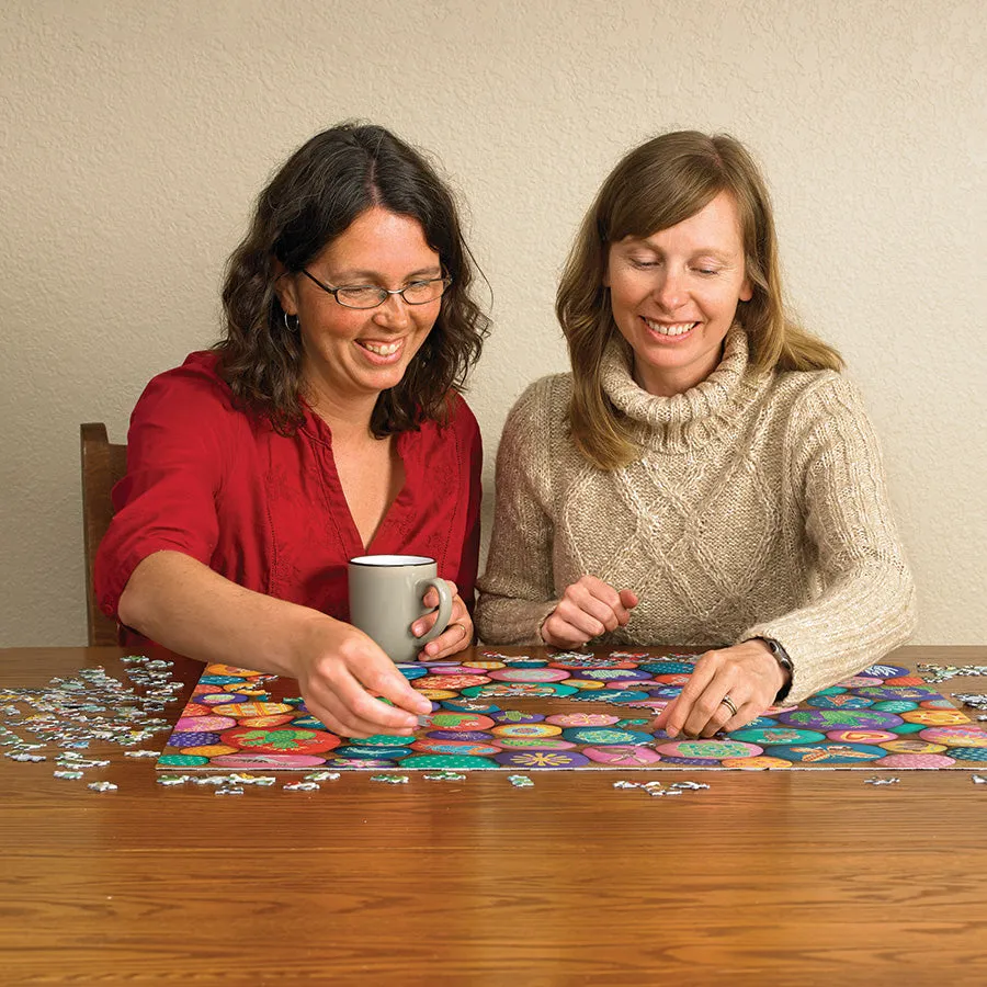 Cobble Hill Southwest Stones puzzle 1000 piese cu animale
