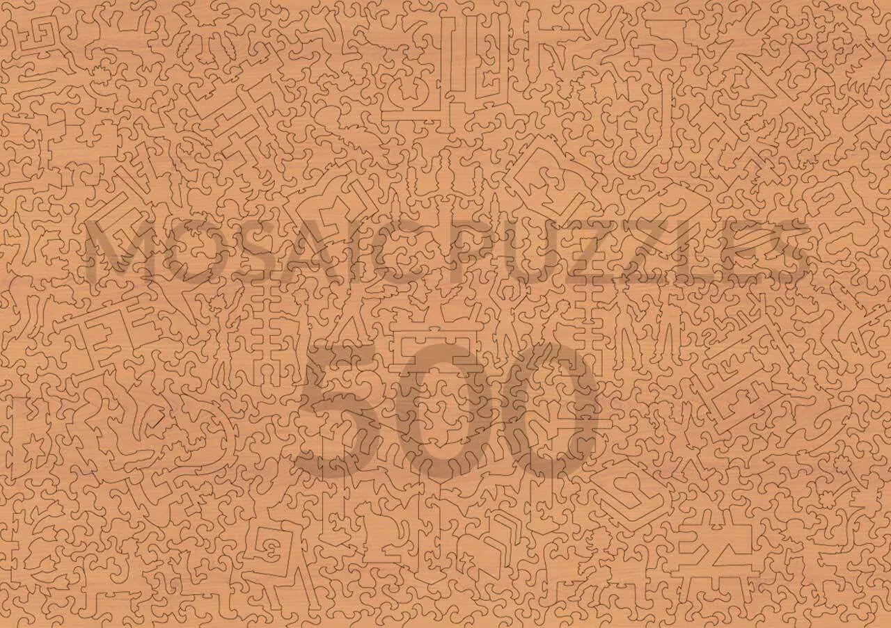 Mosaic Cozy Afternoon puzzle lemn 500 piese iarna