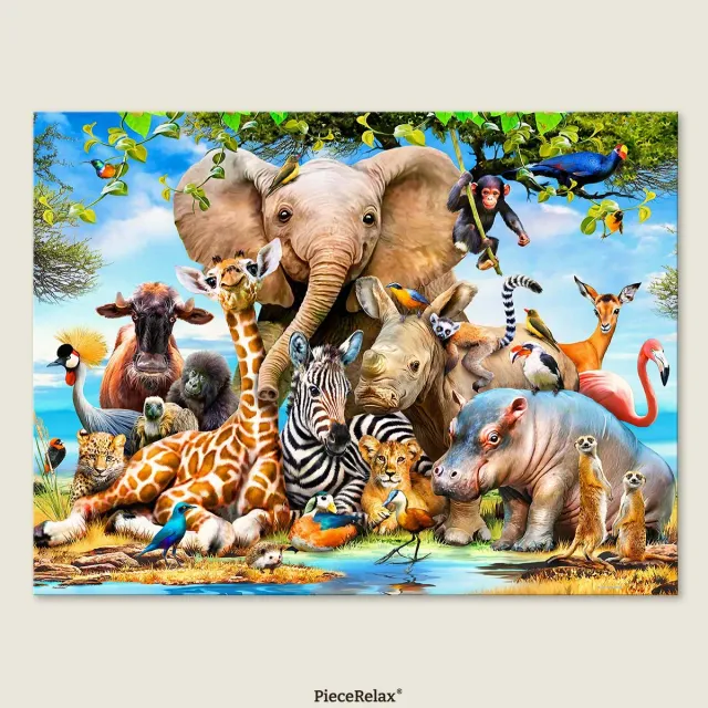 PieceRelax Africa Smile U1087 puzzle 1000 piese