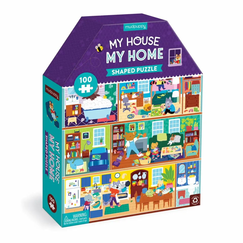 Mudpuppy My House My Home puzzle casa 100 piese