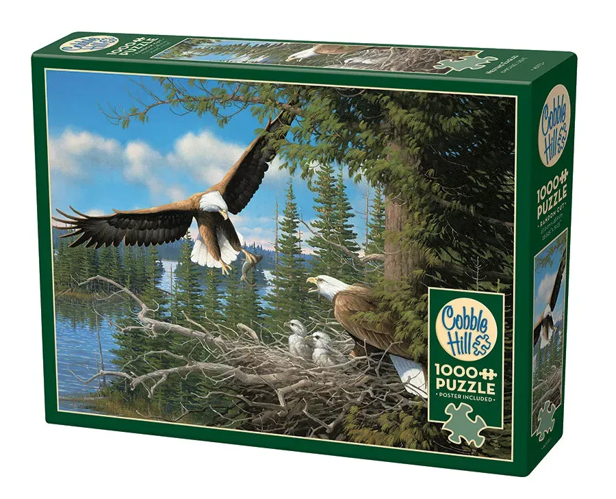 Cobble Hill Nesting Eagles puzzle 1000 piese pasari