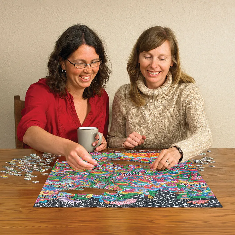 Cobble Hill Beneath the Stars puzzle 500 piese flori