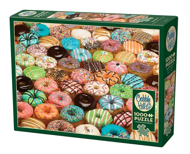 Cobble Hill Doughnuts puzzle 1000 piese gogosi