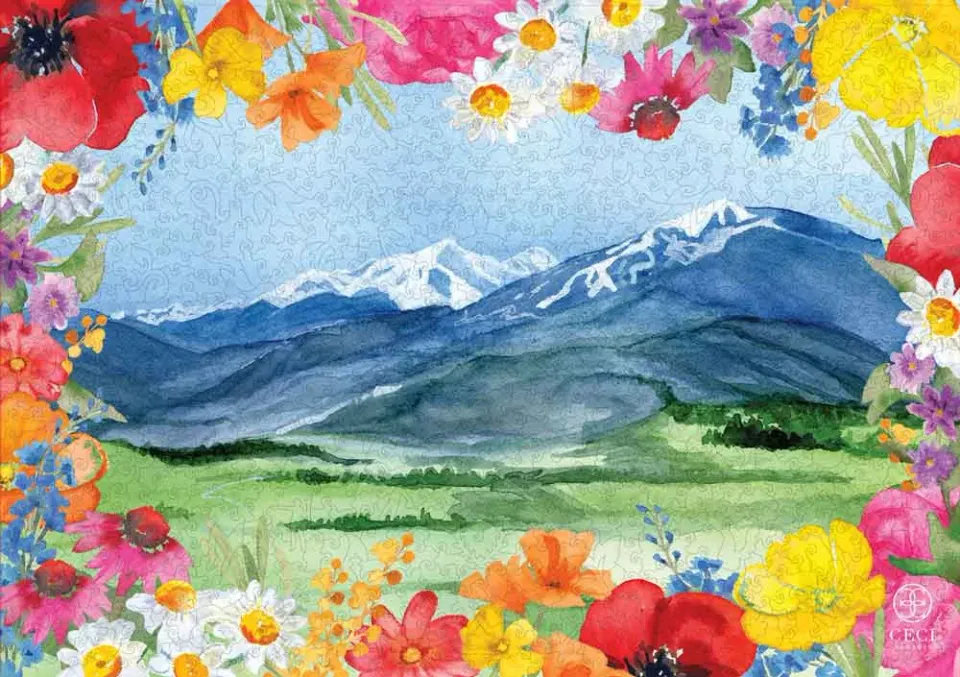 Mosaic Puzzles The Mountains of Colorado puzzle 500 piese munte