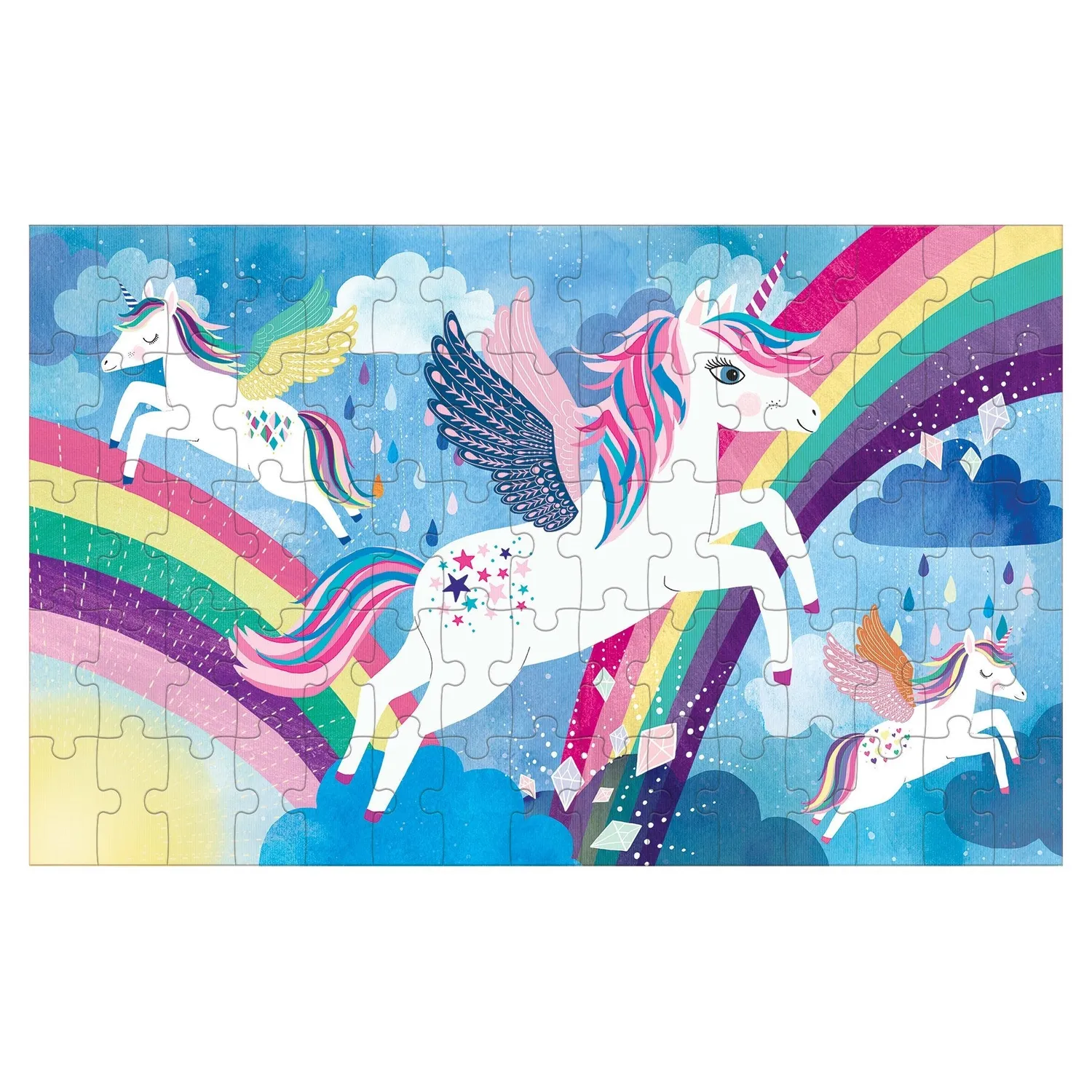 Mudpuppy Unicorn Magic puzzle lenticular 75 piese magic