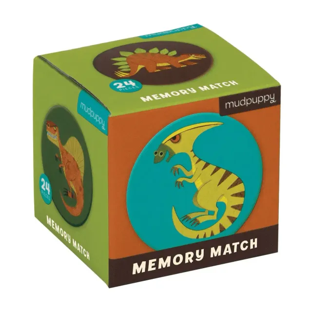 Mudpuppy Mighty Dinosaurs joc memorie mini 24 piese dinozauri