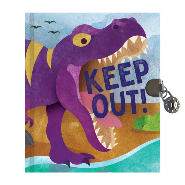 Mudpuppy T-Rex jurnal cu lacăt dinozaur 192 pagini