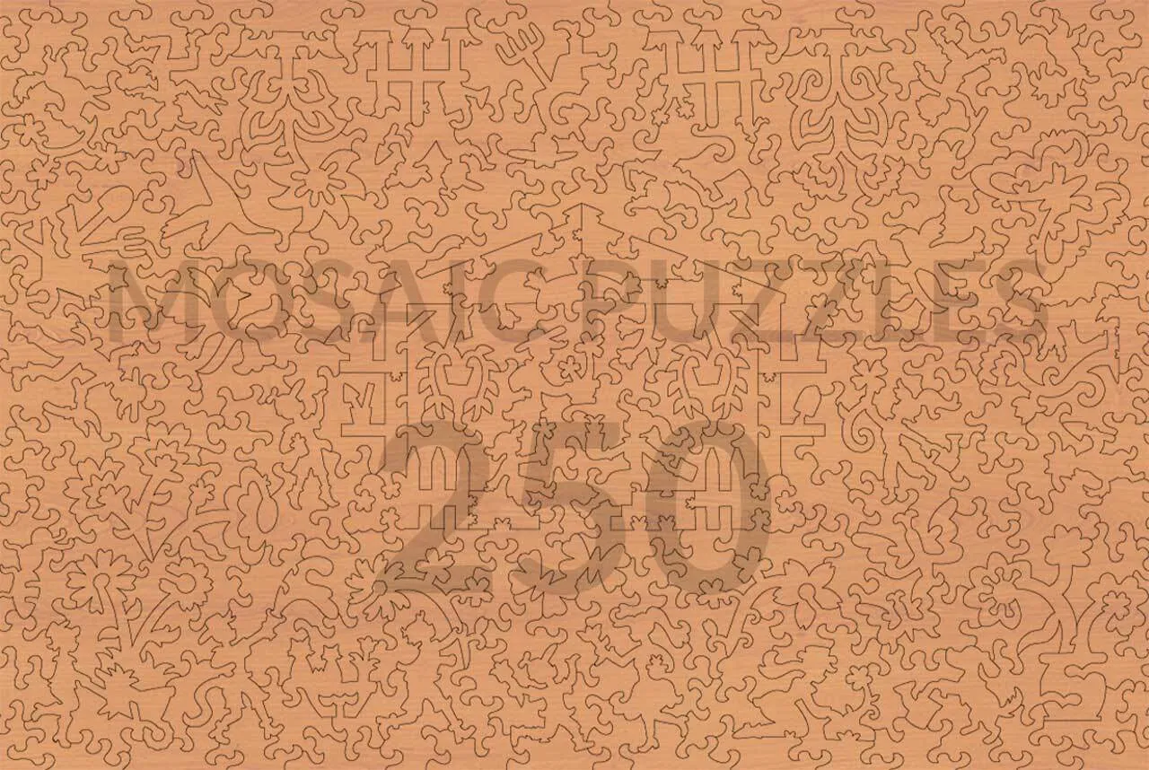 Mosaic Puzzles Library of Springtime puzzle 50 piese cărți