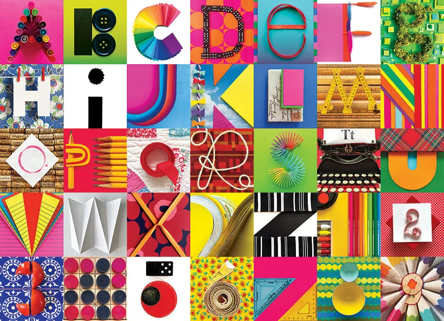 Cobble Hill Found Alphabet puzzle 1000 piese litere
