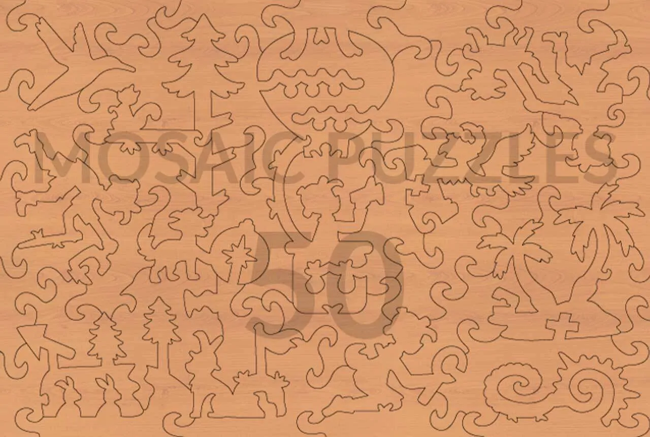 Mosaic Puzzles Beneath Pyramids puzzle lemn 250 piese