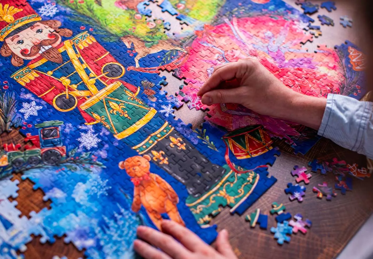 Mosaic Puzzles Traditions Spargatorul de nuci puzzle 1000 piese