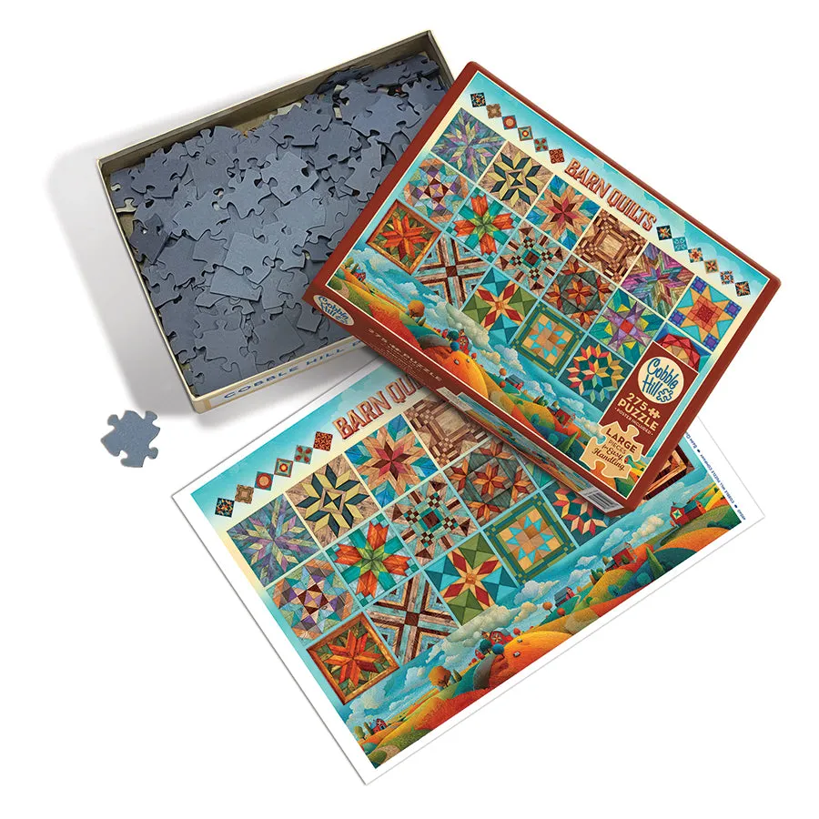 Cobble Hill Easy Handling Barn Quilts puzzle 275 piese