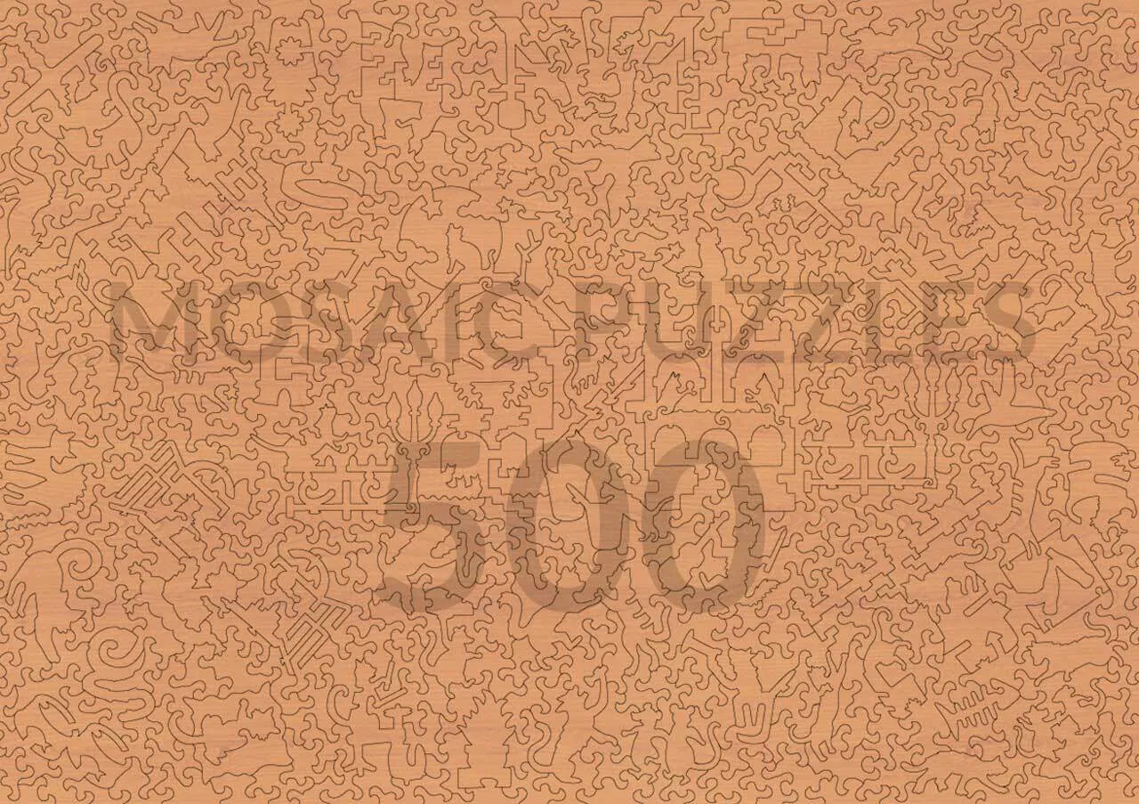 Mosaic Puzzles Kittens Tea Time puzzle lemn 250 piese