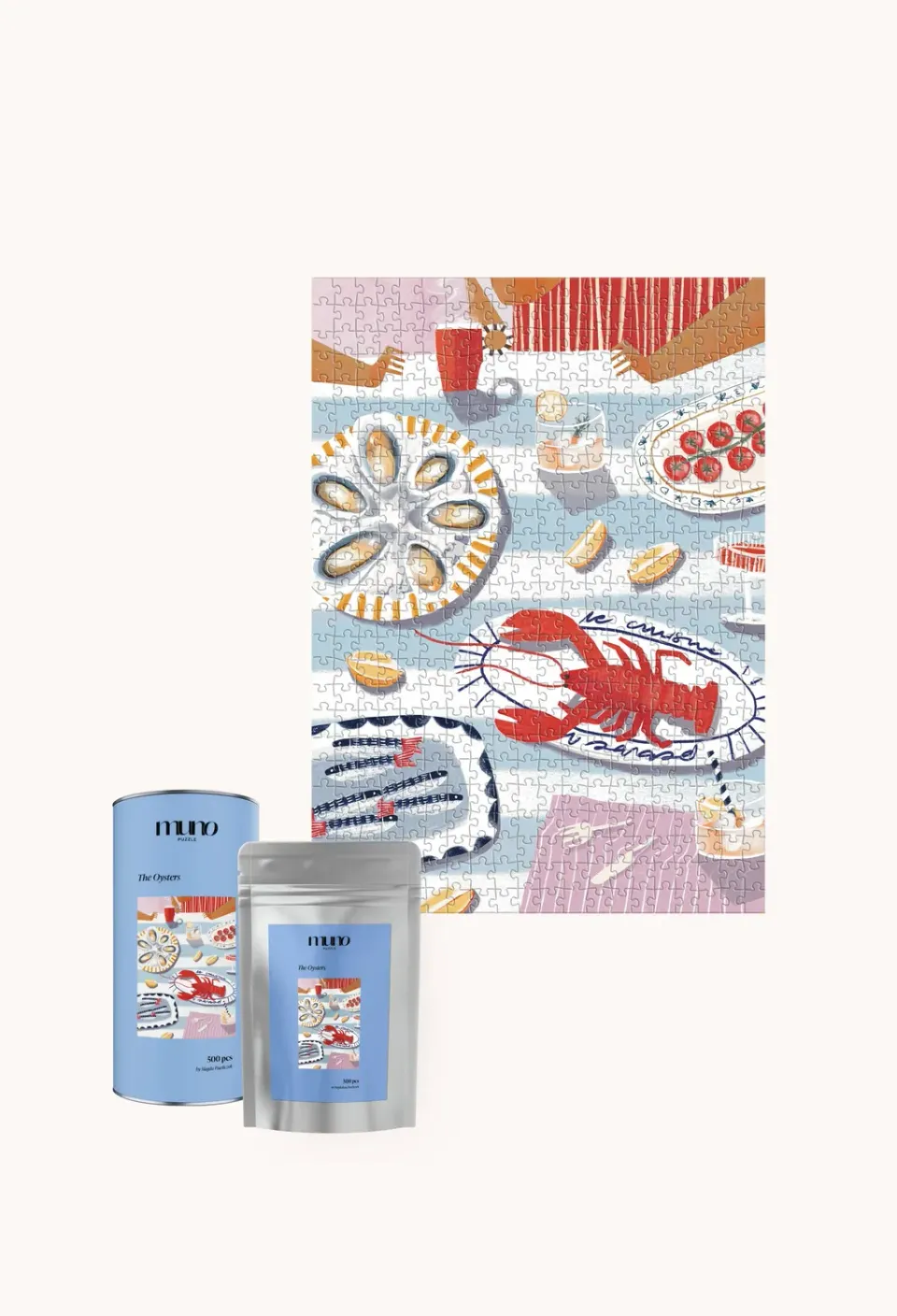 Muno Puzzle The Oysters puzzle 500 piese marin