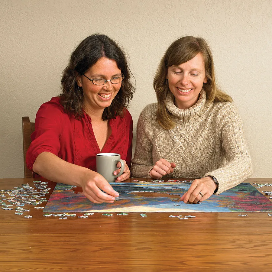 Cobble Hill Smoky Train puzzle 1000 piese tren