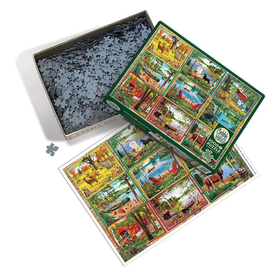 Cobble Hill Postcards from Lake Country puzzle 1000 piese