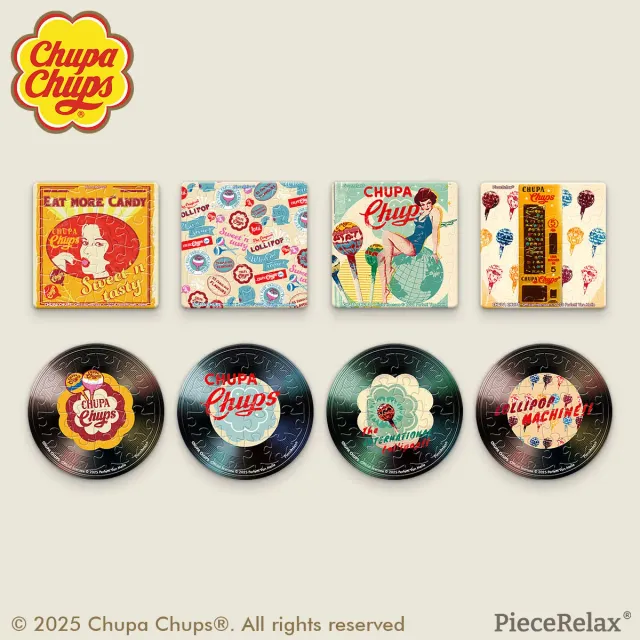PieceRelax D1587 magneți puzzle retro Back to 1958 8 buc