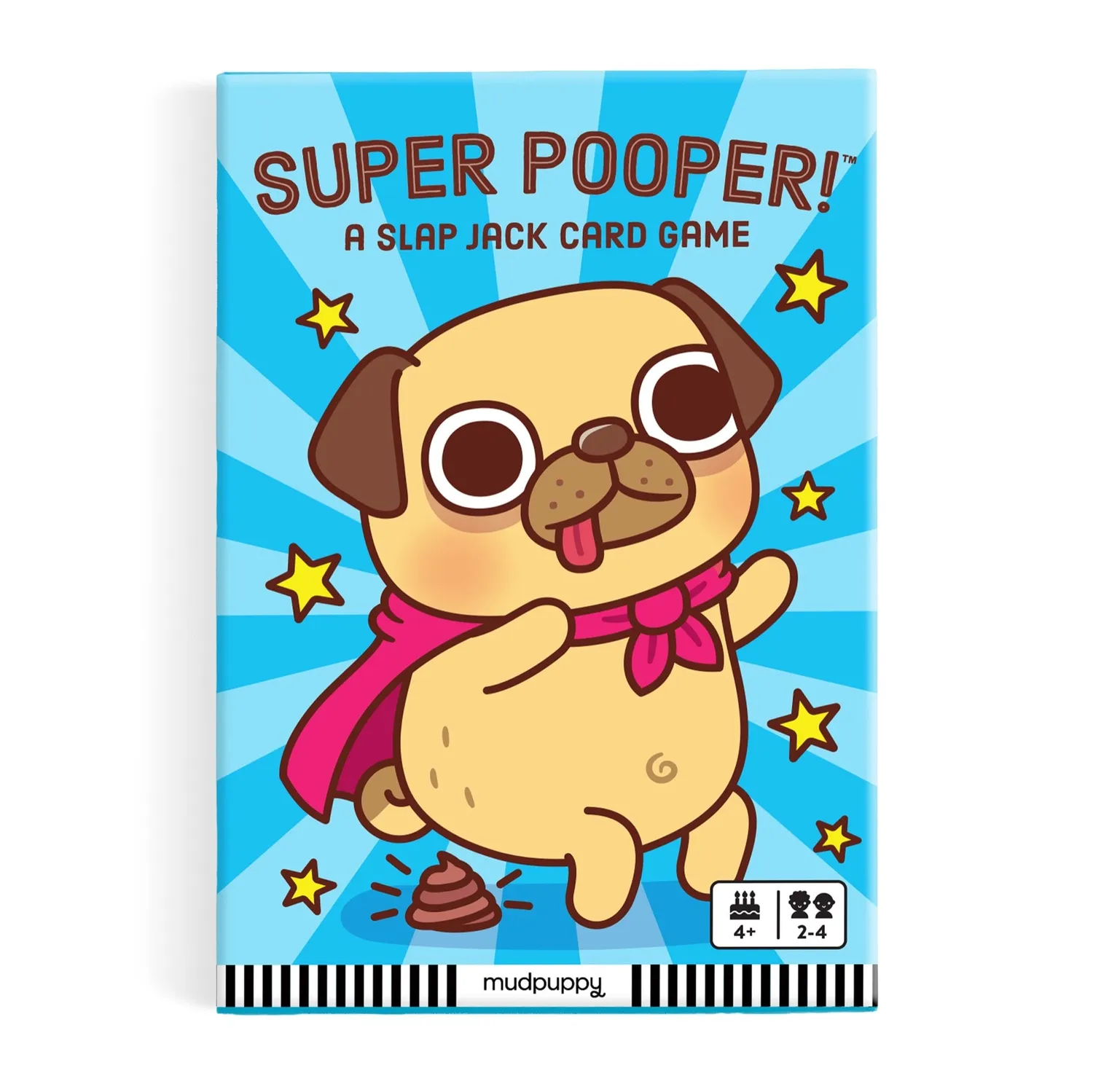 Mudpuppy Super Pooper joc de cărți 40 piese 4+