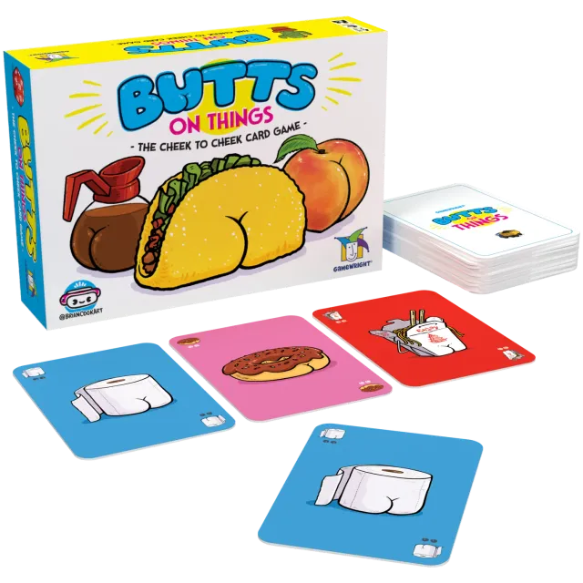 Gamewright Butts on Things joc carti amuzant