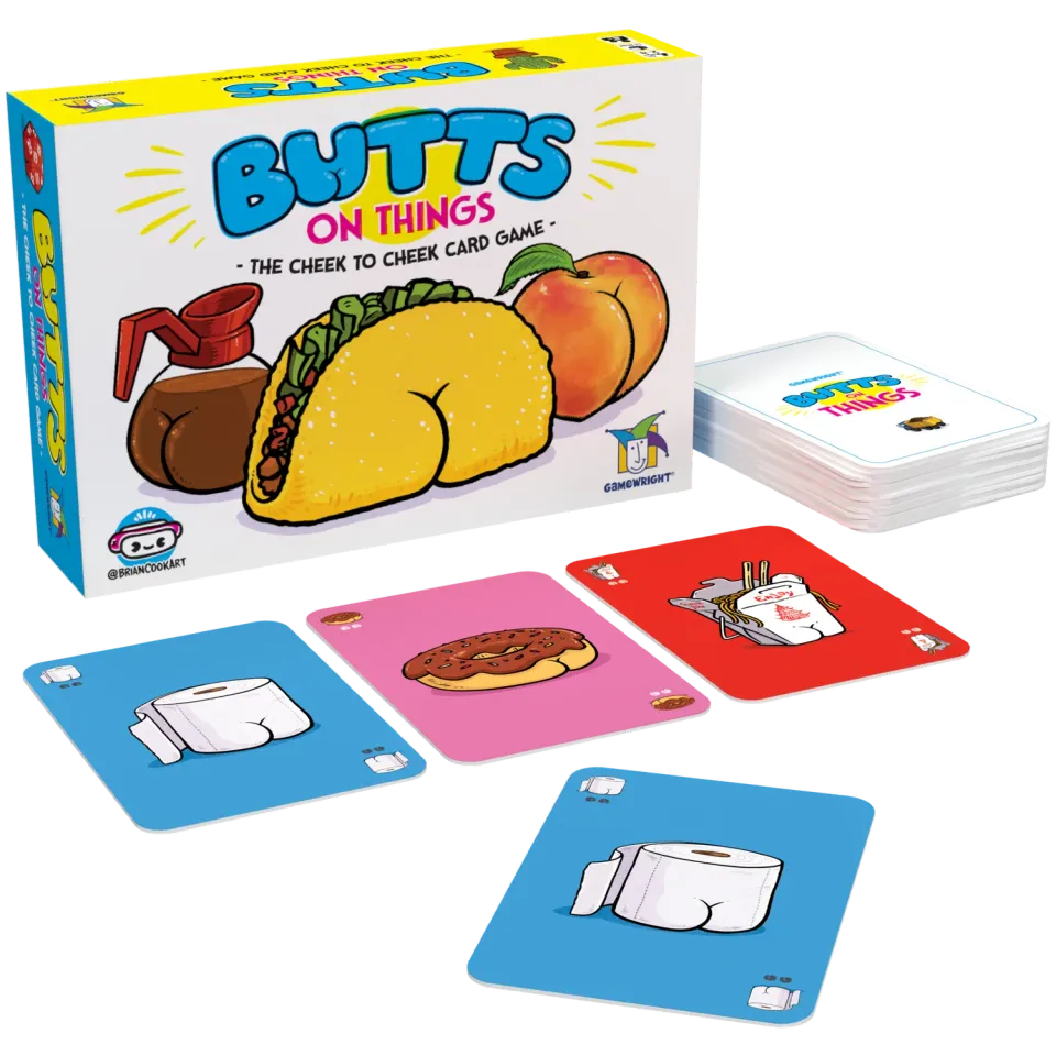 Gamewright Butts on Things joc carti amuzant