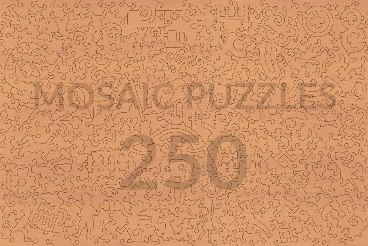 Mosaic Puzzles The Leprechaun's Charm puzzle 500 piese verde
