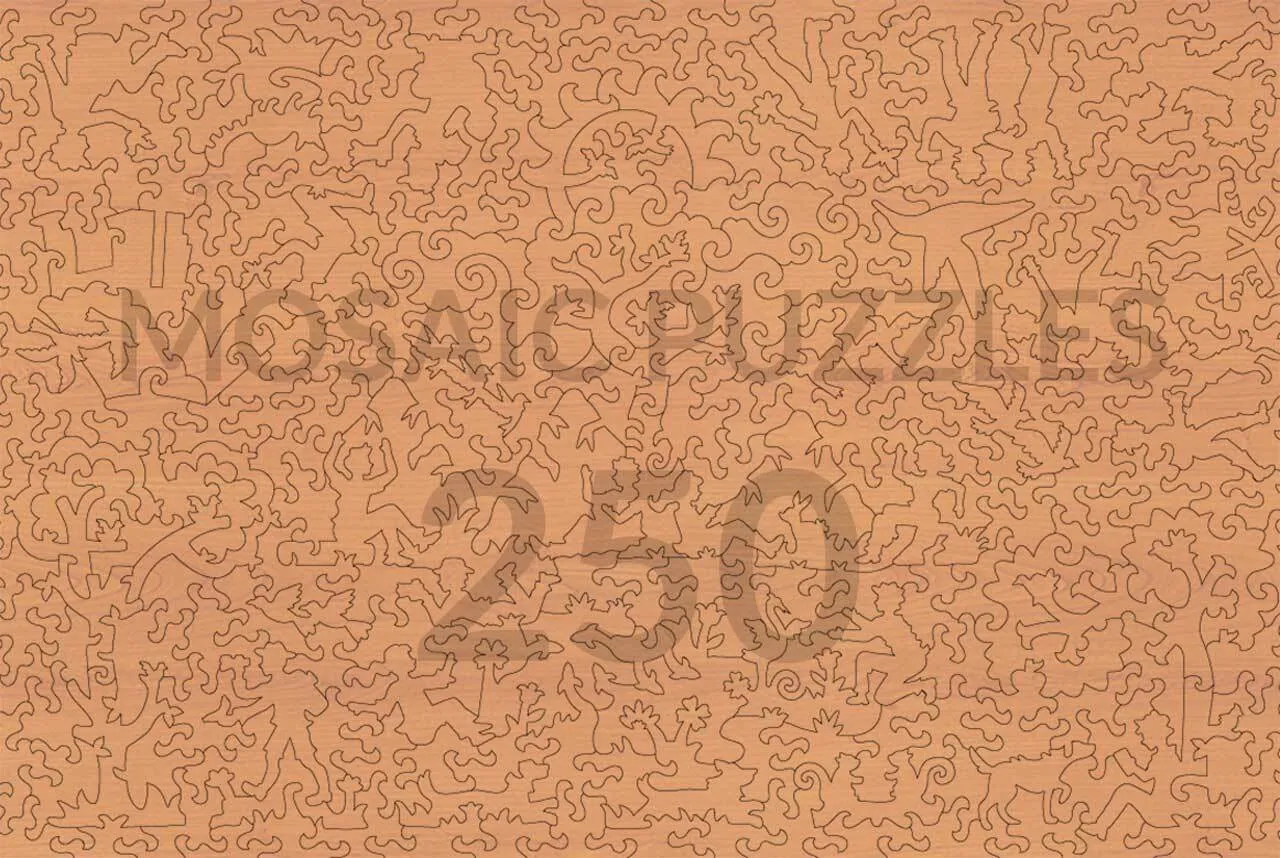 Mosaic Puzzles Blue Lake Cabin puzzle lemn 500 piese lac