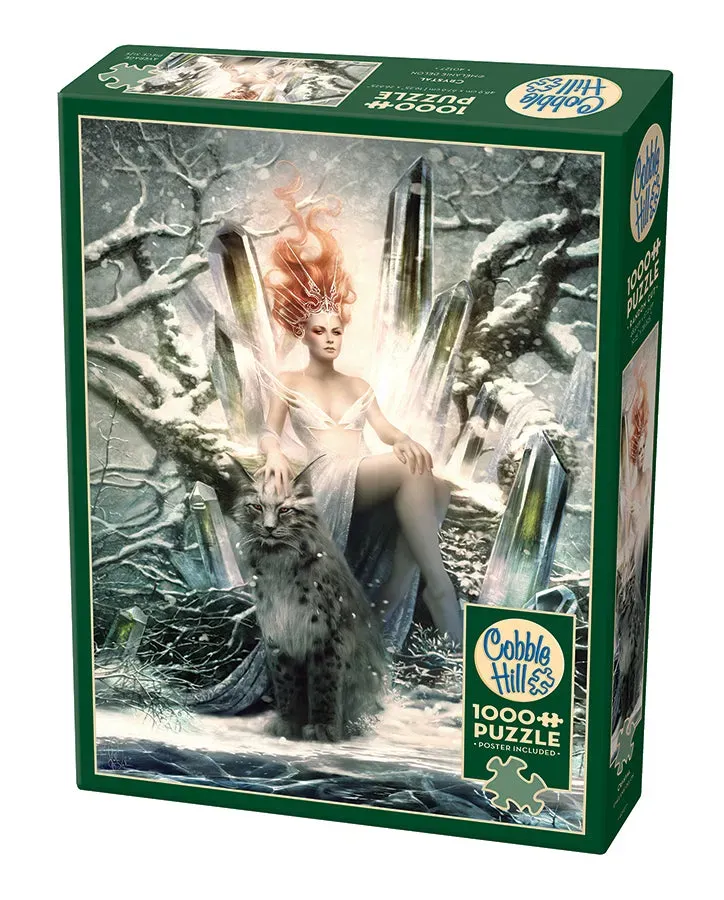Cobble Hill Crystal puzzle 1000 piese fantasy