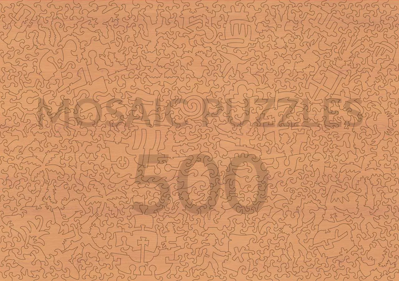 Mosaic Puzzles Curse Skull Island puzzle 50 piese copii pirati