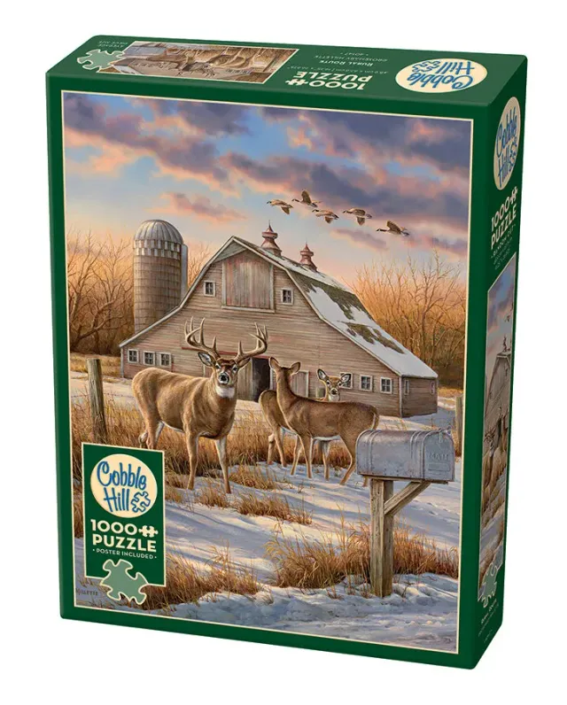 Cobble Hill Rural Route puzzle 1000 piese ferma