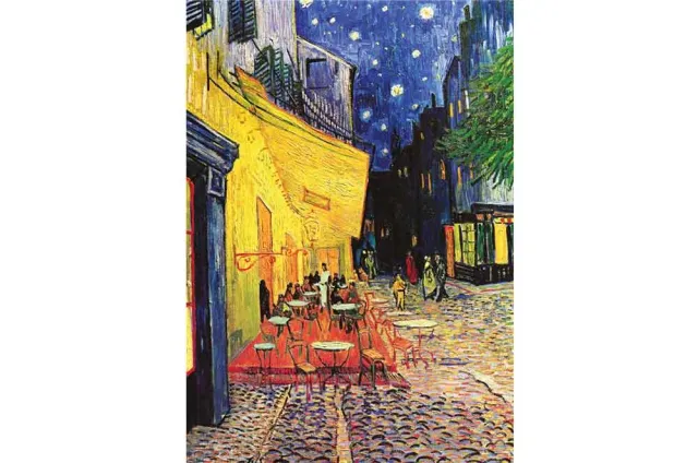 Mosaic Puzzles Artist Van Gogh Cafe Terrace puzzle lemn 50 piese
