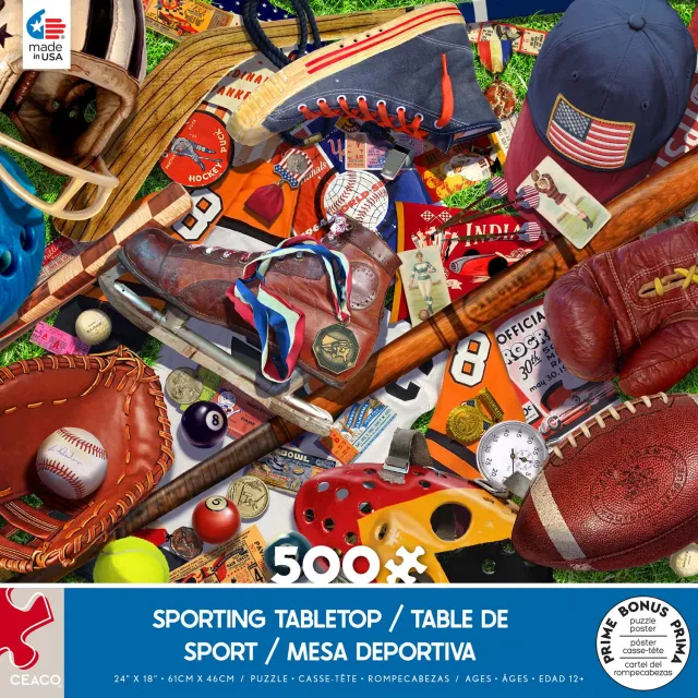 Ceaco Sporting Tabletop puzzle 500 piese sport