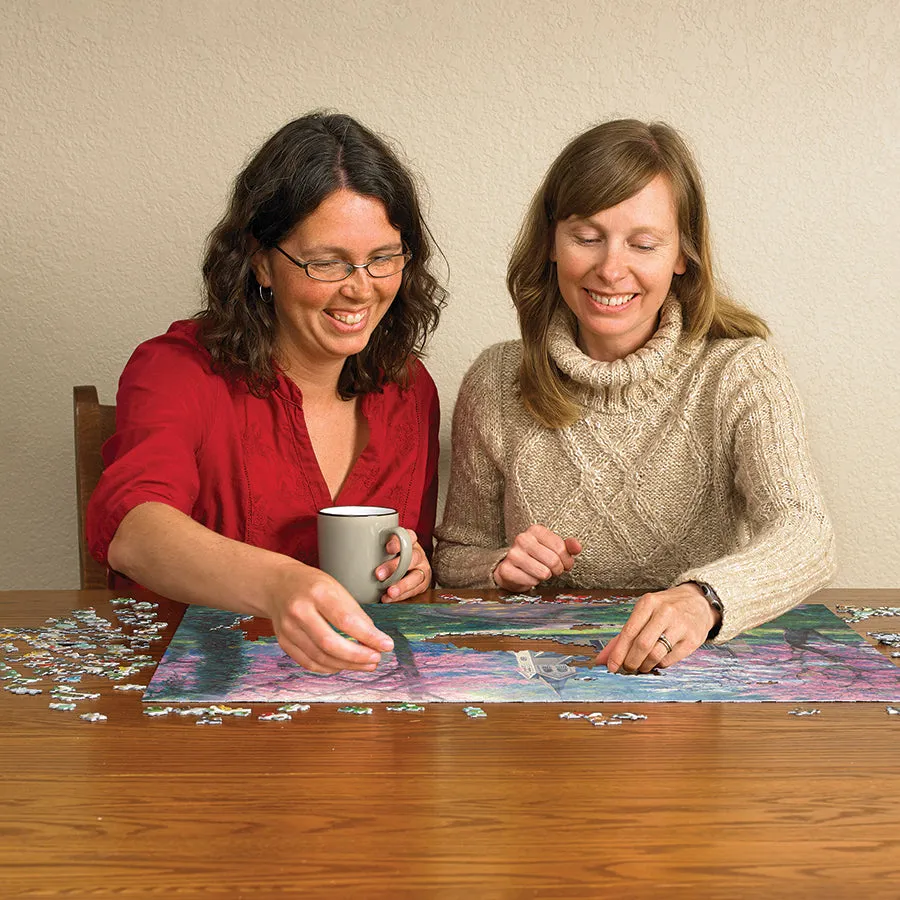 Cobble Hill Spring's Embrace puzzle 500 piese biserica