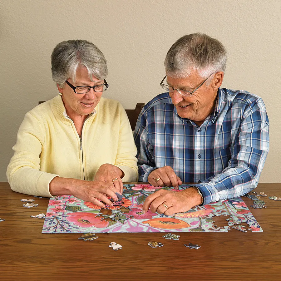 Cobble Hill Easy Handling Shady Garden puzzle 275 piese flori