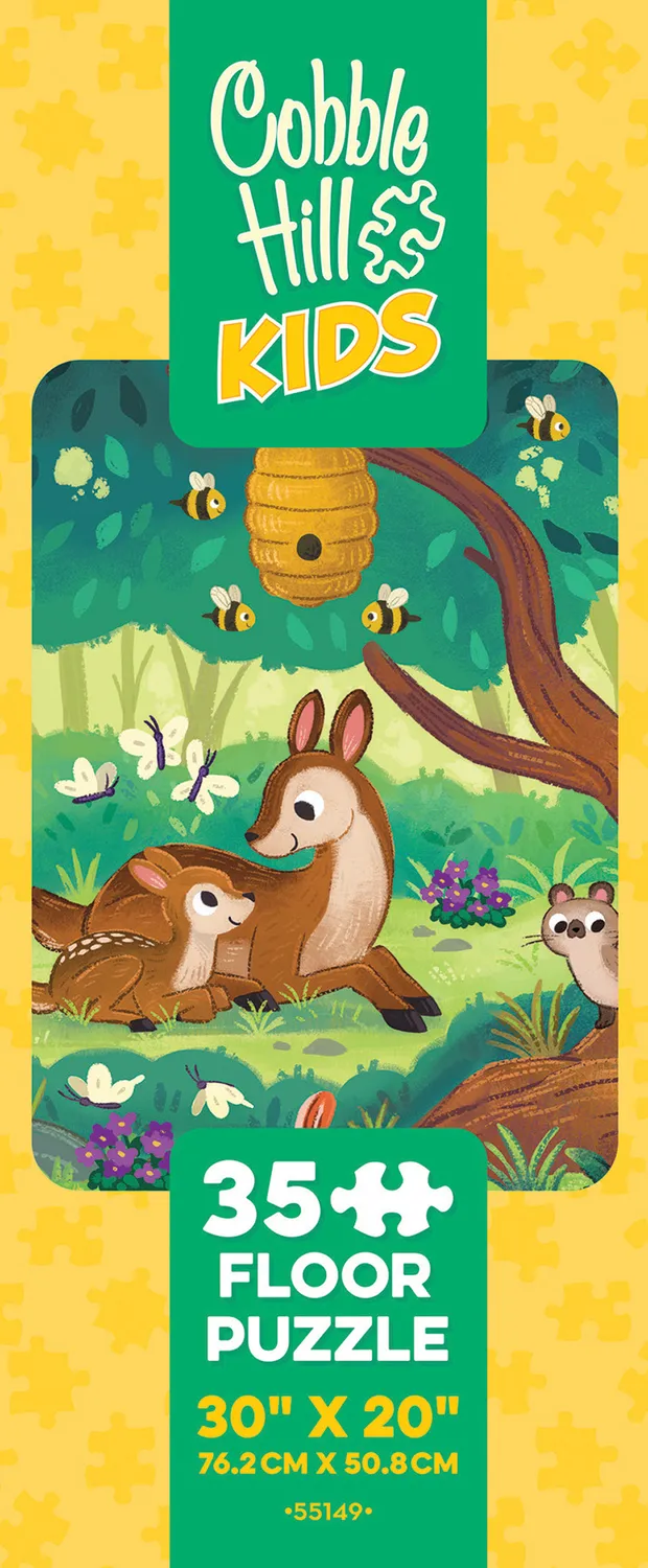 Cobble Hill Bear and Friends puzzle podea 35 piese animale