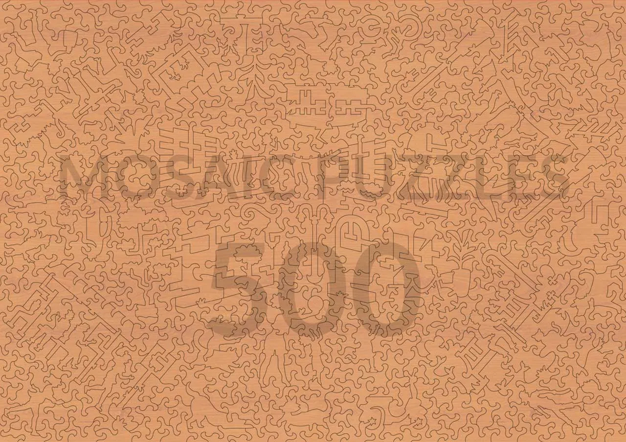 Mosaic Puzzles Busy Day at Farmer's Market puzzle 50 piese colorat