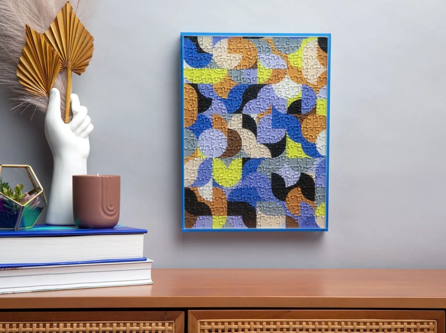 Eklektik Pieces Geo Bloom puzzle 285 piese 29x39 cm floral