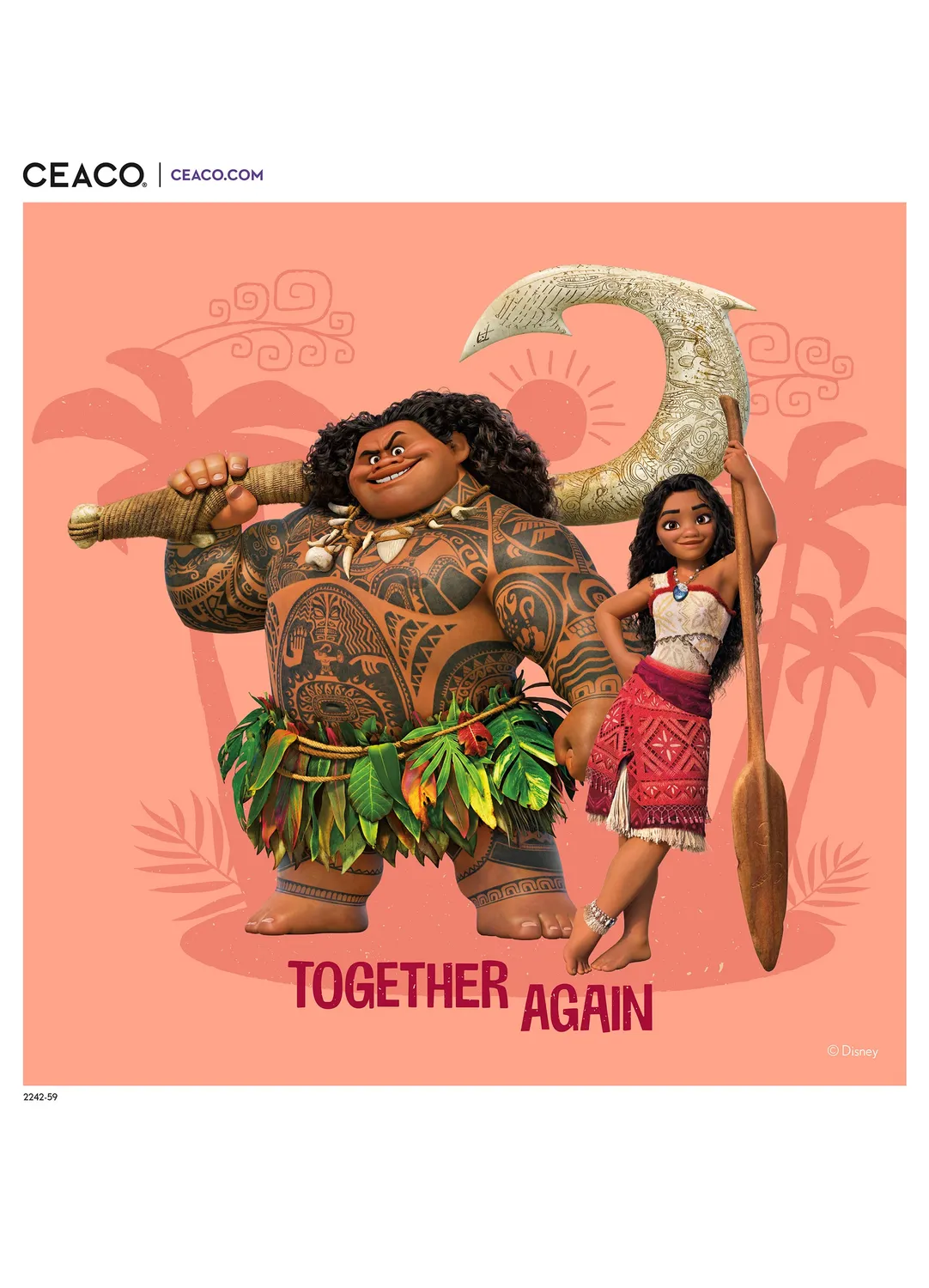 Ceaco Disney Friends Moana 2 Together Again puzzle 200 piese
