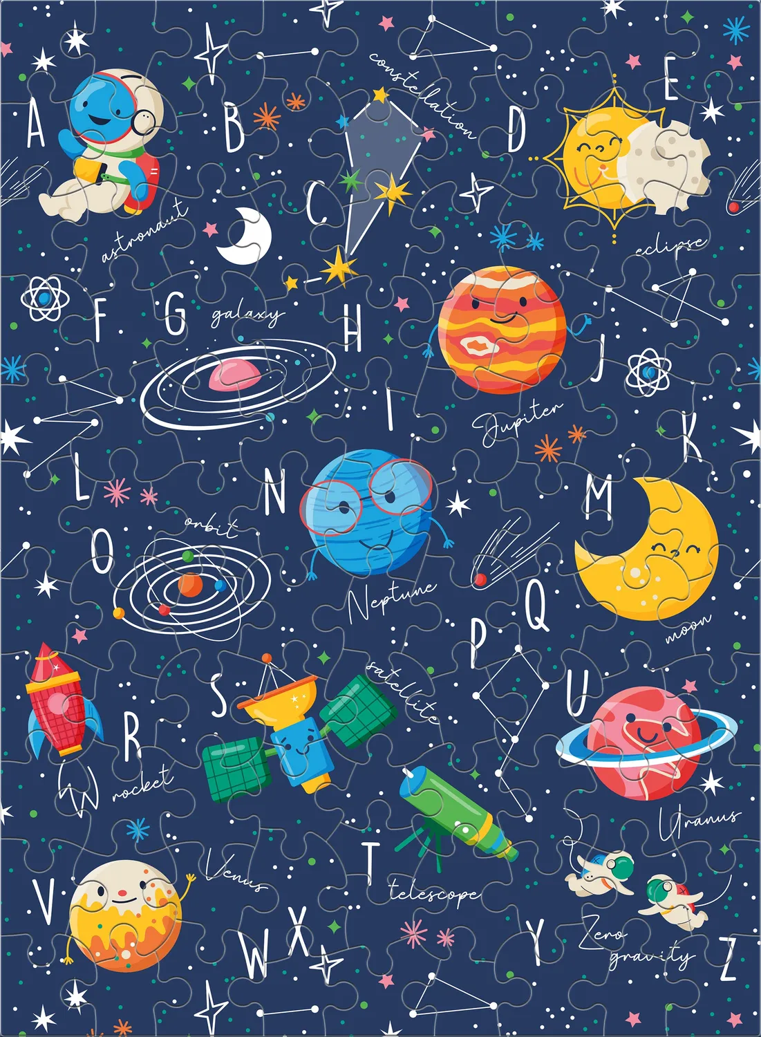 Ceaco Space Friends puzzle copii 100 piese 28x38 cm