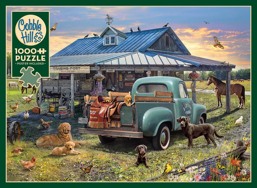 Cobble Hill Trading Post puzzle 1000 piese fermă