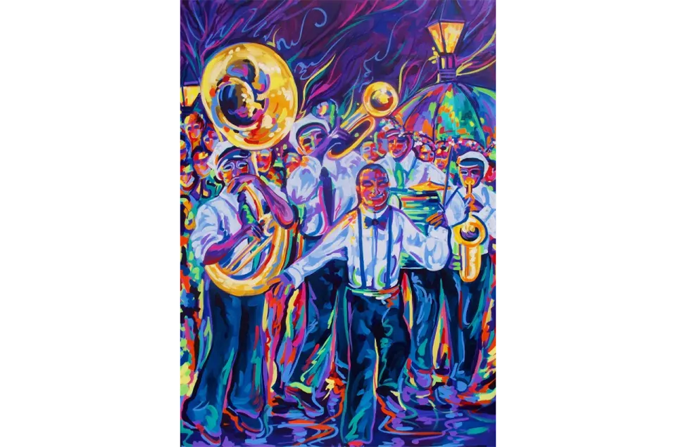 Mosaic Puzzles Jazz in New Orleans puzzle lemn 500 piese