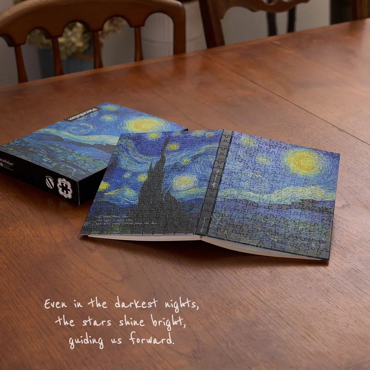 PieceRelax Starry Night YA1063 jurnal puzzle A5